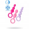 Набор анальных плагов SATISFYER BOOTY CALL COLORED 3 шт силикон ассорти
